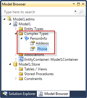 Thiết kế Entity Data Model – Part 2: Model First Model-browser-complex-type